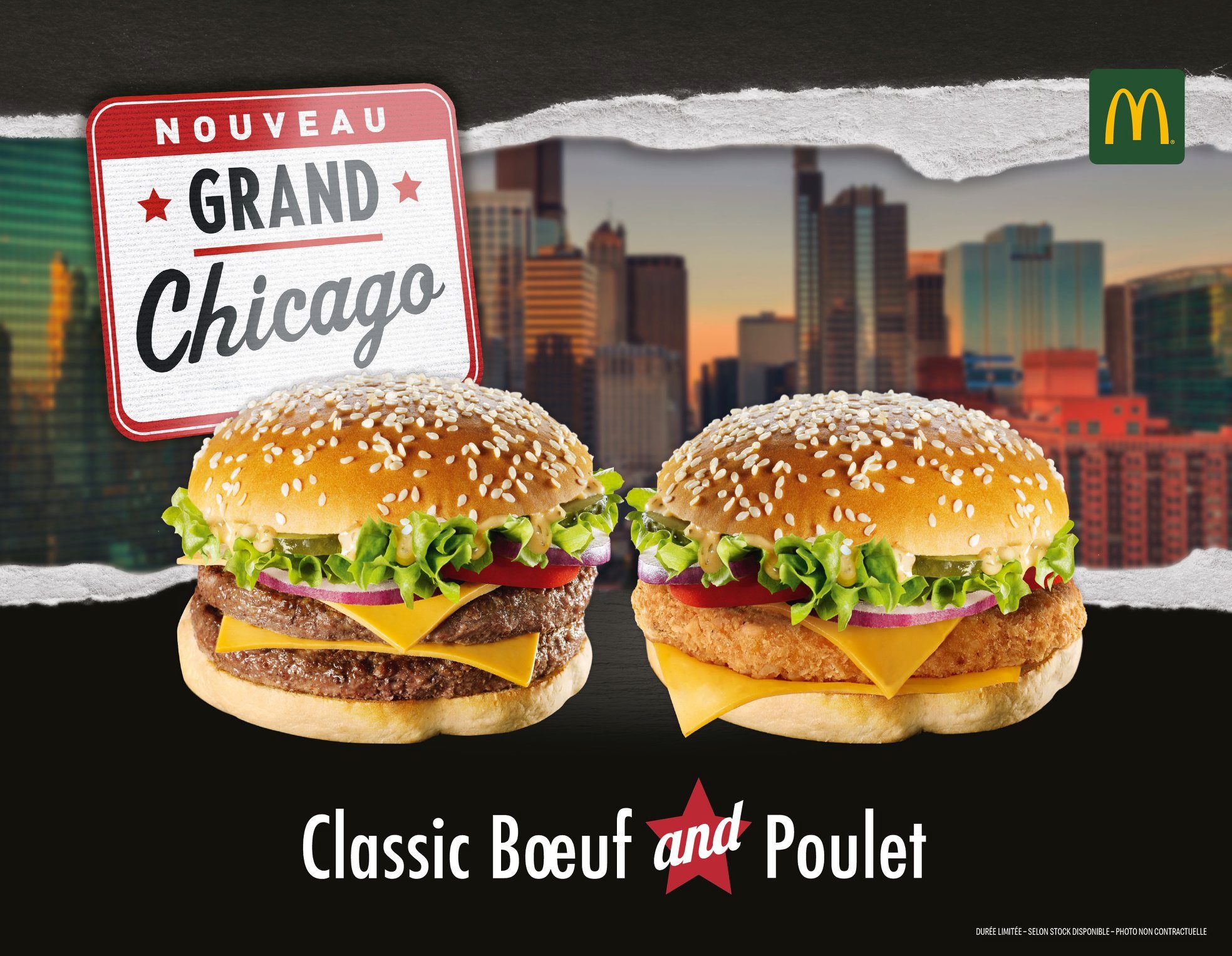 MCDONALD'S • campagne Grand Chicago affichage plv magasin