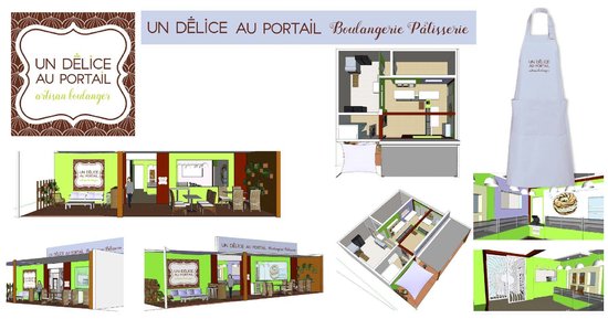 UN DELICE AU PORTAIL • Logo Reco Amenagement boutique