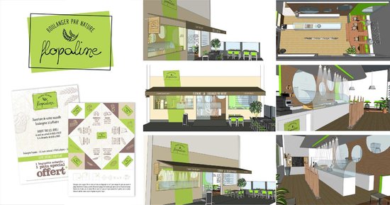 FLOPALINE • Identité Visuelle Reco Amenagement Boutique