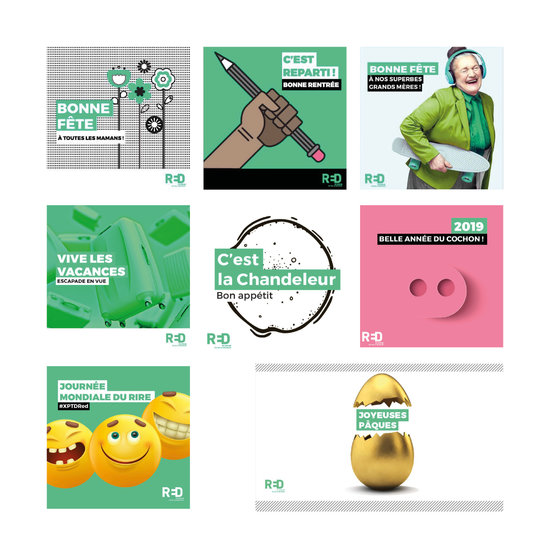 REDbySFR • Comm digitale publications Gif animés reseaux sociaux