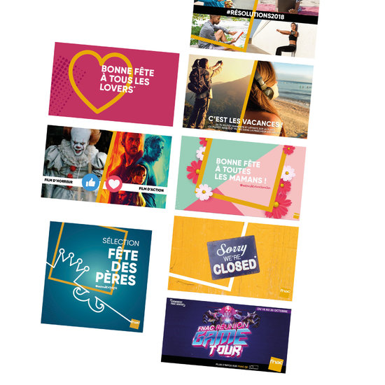 FNAC • Comm digitale publications reseaux sociaux