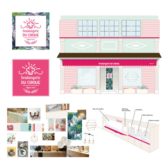BOULANGERIE DU CIRQUE • Identité Visuelle Reco amenagement point de vente