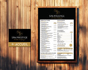 Spa Haie des Granges - panneau tarifs