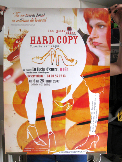 affiche pièce hard copy