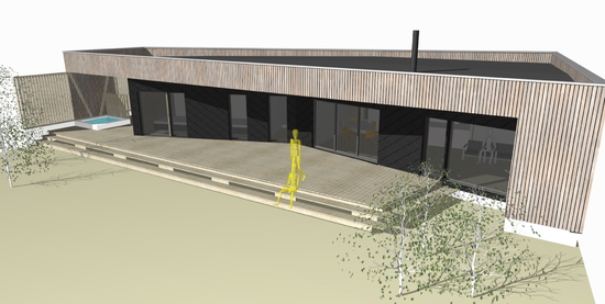 Maison de vacances à Loquirec (chantier en cours)