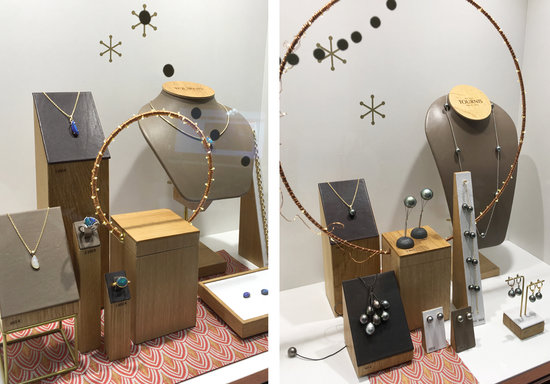 Design-produit : Supports de bijoux. Joaillerie Tournis. Bordeaux