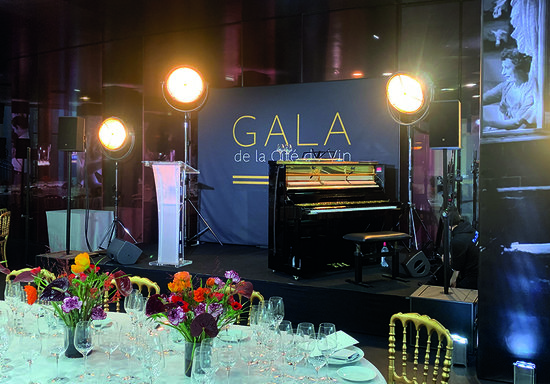 Gala de la Cité du Vin. Bordeaux. Janvier 2024. Agence @unrdevenement.