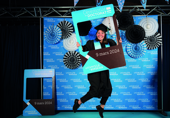 Remise des diplômes de Doctorants Université de Bordeaux. Mars 2024.