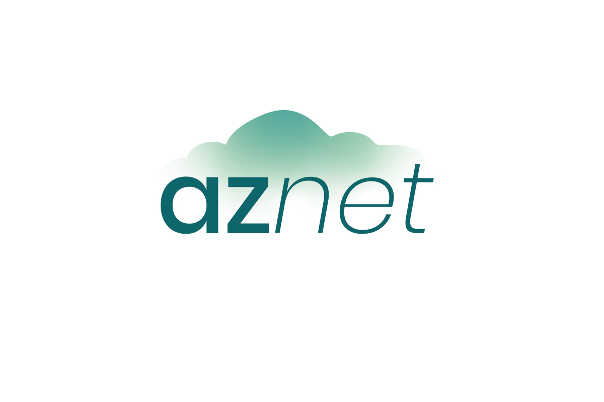 Réalisation du logo pour la société de nettoyage par brumisation AZNET