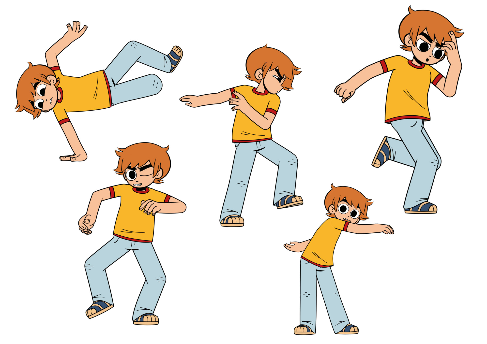 Posings Puppet Scott Pilgrim (Rig de Jordan Beatty)