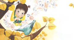 le pouce de Poussinette, éditions Bluedot, à paraitre - laureline masson-illustrateur jeunesse