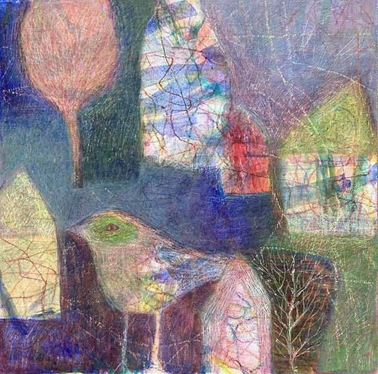 L'oiseau à l'arbre rose