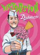 DISTORSION DICTATURE, illustration de couverture par Geoffroy Monde (2018)