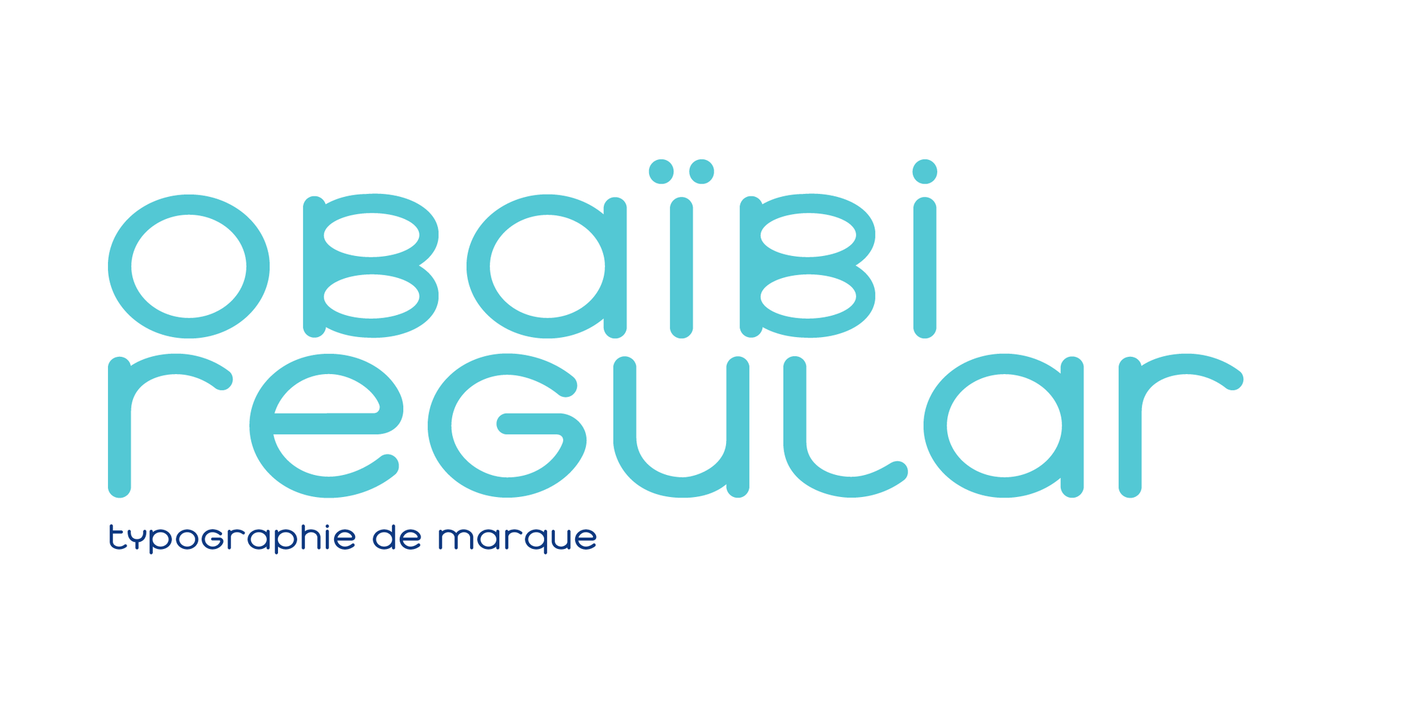 Typographie de marque Obaïbi
