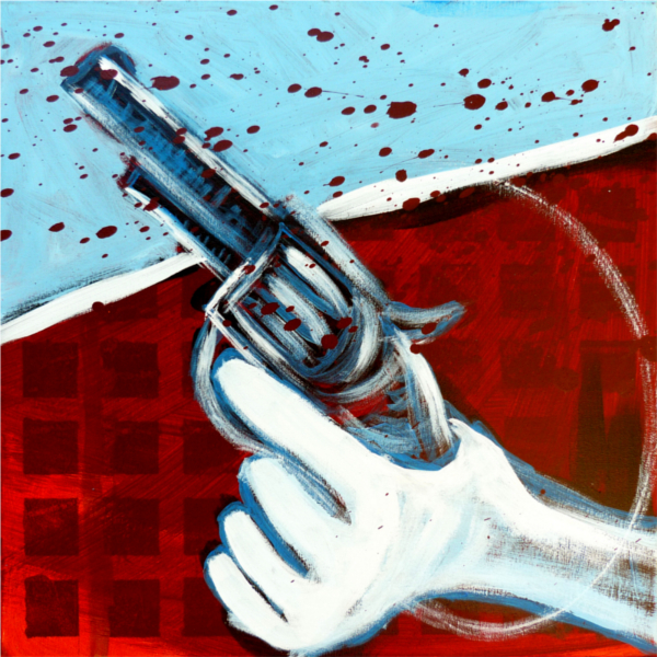 Revolver<br/><span>Acrylique sur toile
50x50
...2011...</span>
