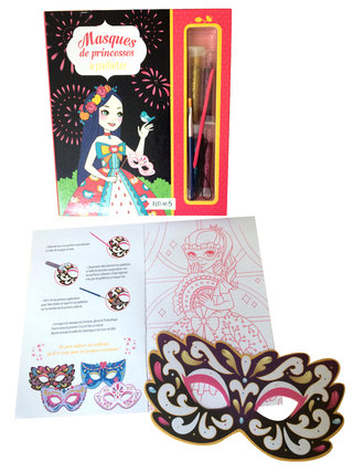 Masques de Princesses à pailleter