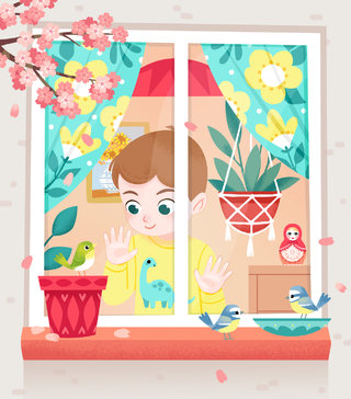 Printemps à la maison