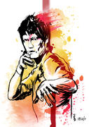 portrait de Bruce lee