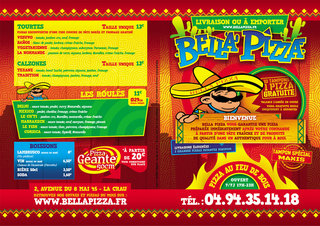 Flyer Bella Pizza