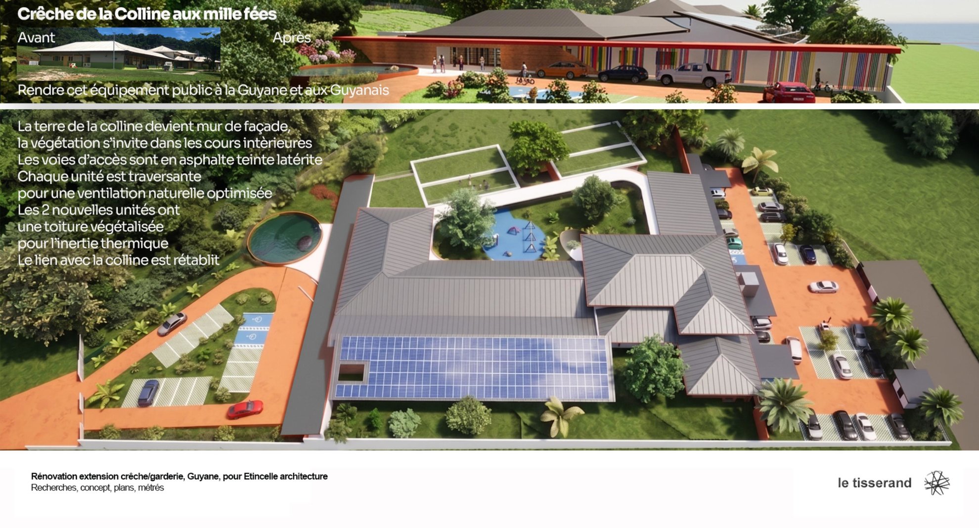 Rénovation extension Crèche Guyane