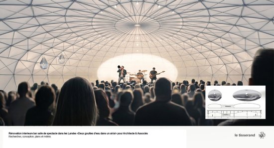 Aménagement intérieur bar et salle de spectacle Occitanie
