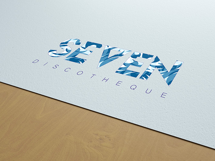 Création logo SEVEN discothèque