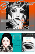 Beth Ditto concert, NYC - e-flyers design