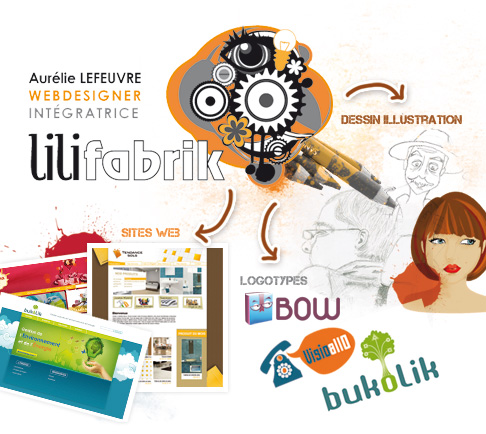 Book de lilifabrikDerniers Projets : Projet d'identité visuelle pour une futur Agence Web