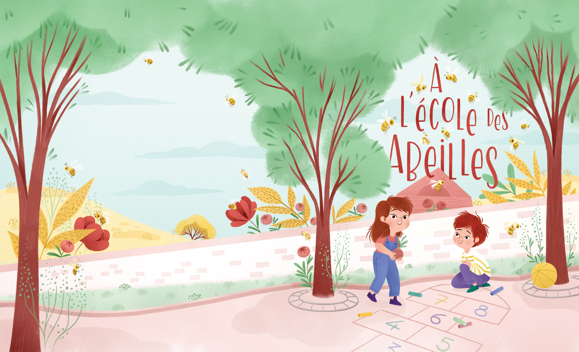 A l'école des abeilles (langue au chat)