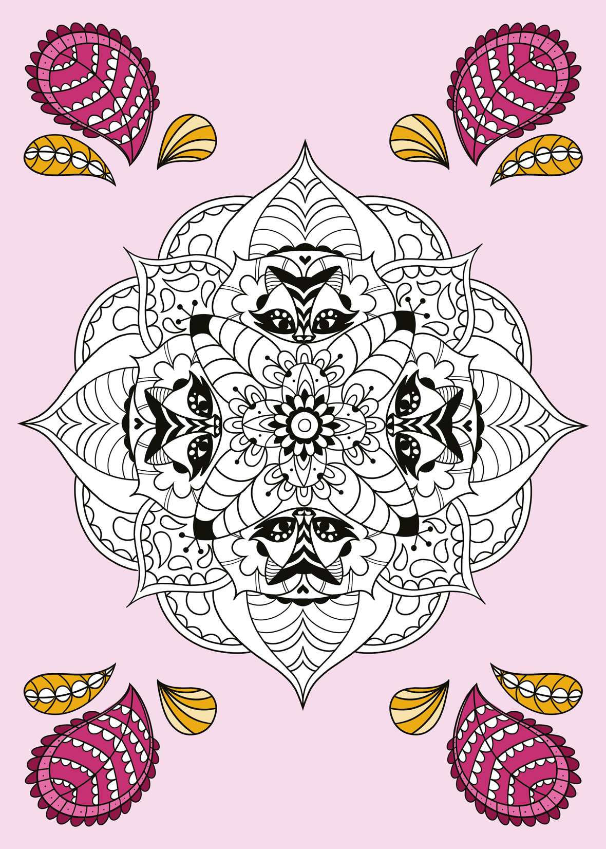 Mandala à colorier