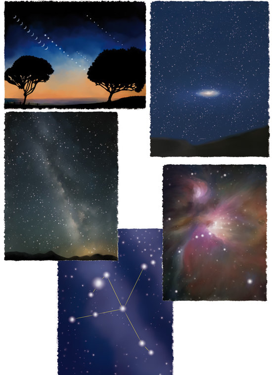 Le ciel et les étoiles