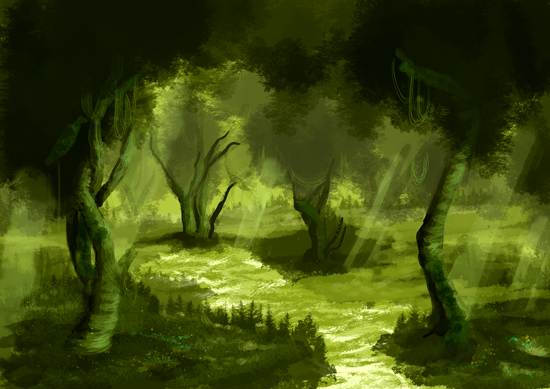 Monochrome Swamp.