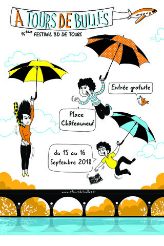 Affiche du Festival BD de Tours