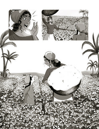 Extrait bd Oum Kalthoum, naissance d'une diva
