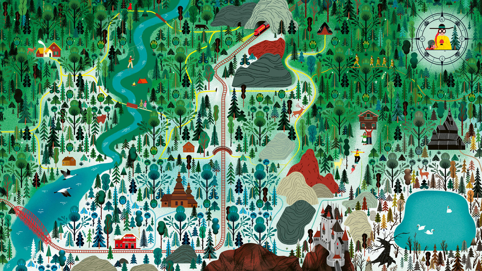 La forêt - Mon tour du monde imaginaire