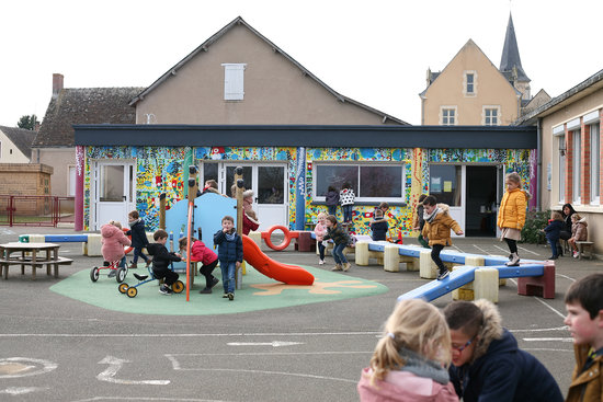 Fresque murale collaborative I Ville de Sainte-Corneille