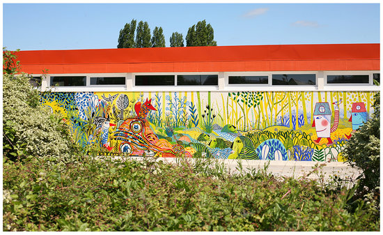 Fresque murale I Ville de Montbizot
