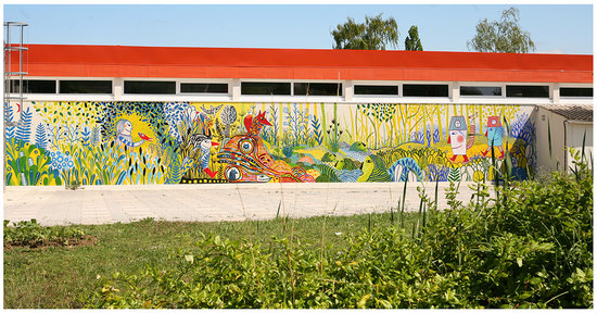 Fresque murale I Ville de Montbizot