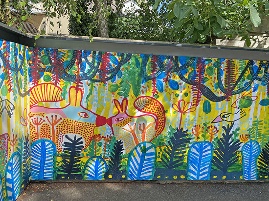 Fresque collaborative I Ecole St Pavin - Le Mans