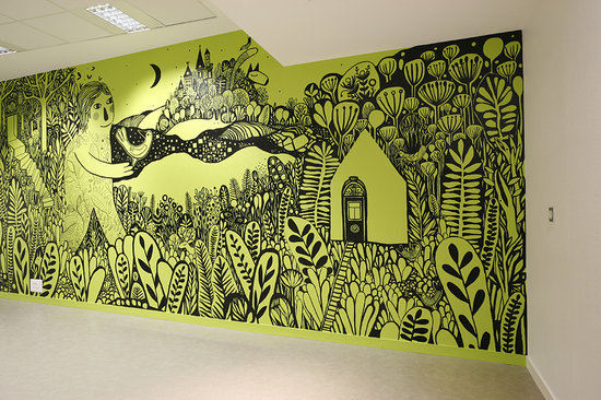 Fresque murale I Médiathèque Argentonnay - Bibliothèques AGGLO Bocage Bressuirais