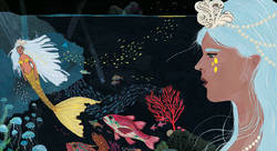 Les larmes d'Eugénie - lucile placin-illustrateur