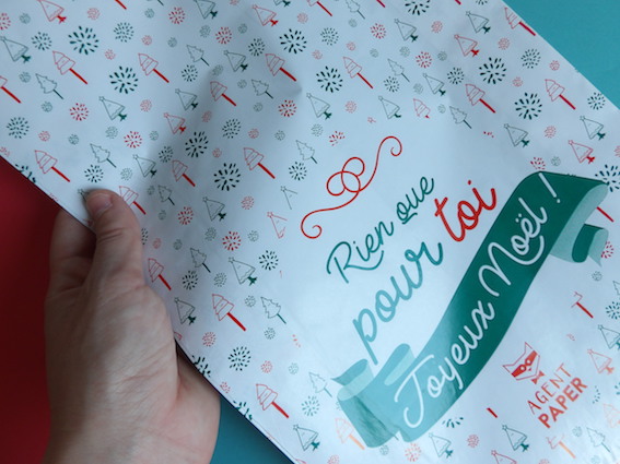 SAC CADEAU NOEL - AGENT PAPER -