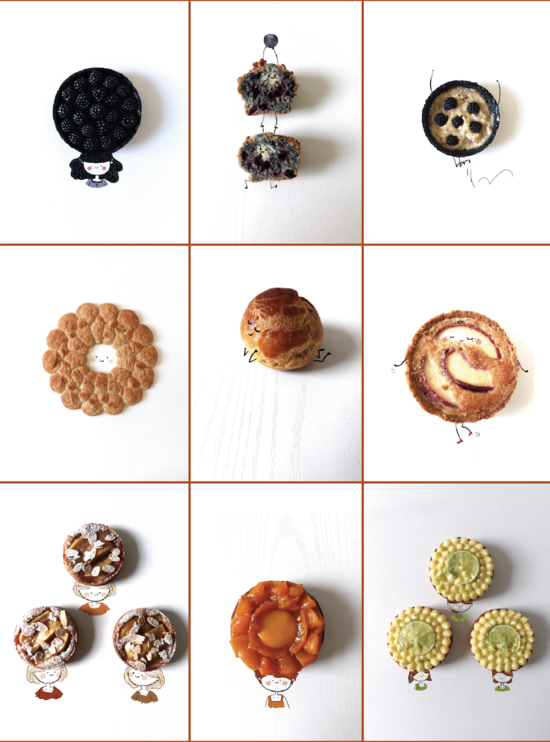 MINI-PORTRAITS THEME PATISSERIE - LUCILLE PATISSE