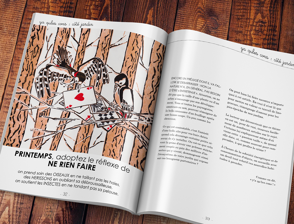 Spotted Woodpecker (garden magazine)
