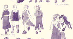 Concept Art Characters - Personal Project - Luísa Furukawa-illustrateur