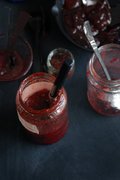 Confiture aux fraises et au safran