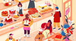 The Happy Coffee Shop - Magalie Foutrier-illustrateur