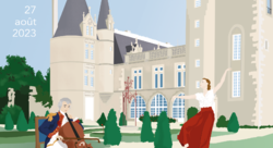 Affiche pour la communication d'un évènement culturel - Sordet Alix-illustrateur