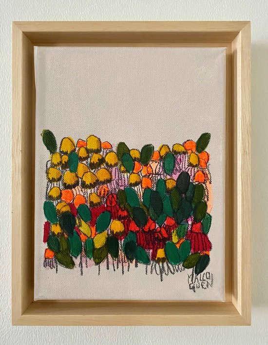 ARLES 18x24 cm Fusain et acrylique sur toile 2025 -95 €
