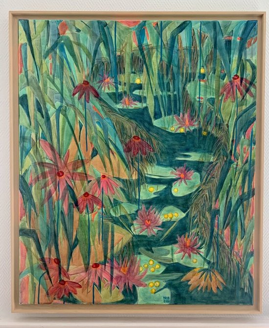 HAWAÏ 100x120 cm Acrylique sur toile - 1250 €